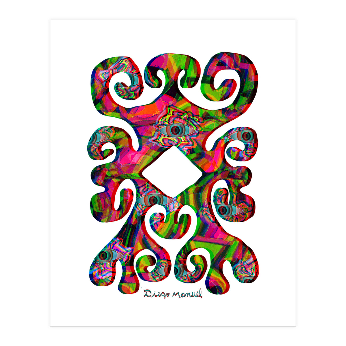 Pop Abstract Asimetrico 41 Copia (Print Only)