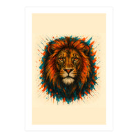 Lion Animal Watercolor (Print Only)