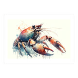 Colorful Lobster Watercolor (Print Only) thumbnail
