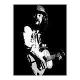 Ian Anderson Rock Music Legend in Grayscale (Print Only) thumbnail