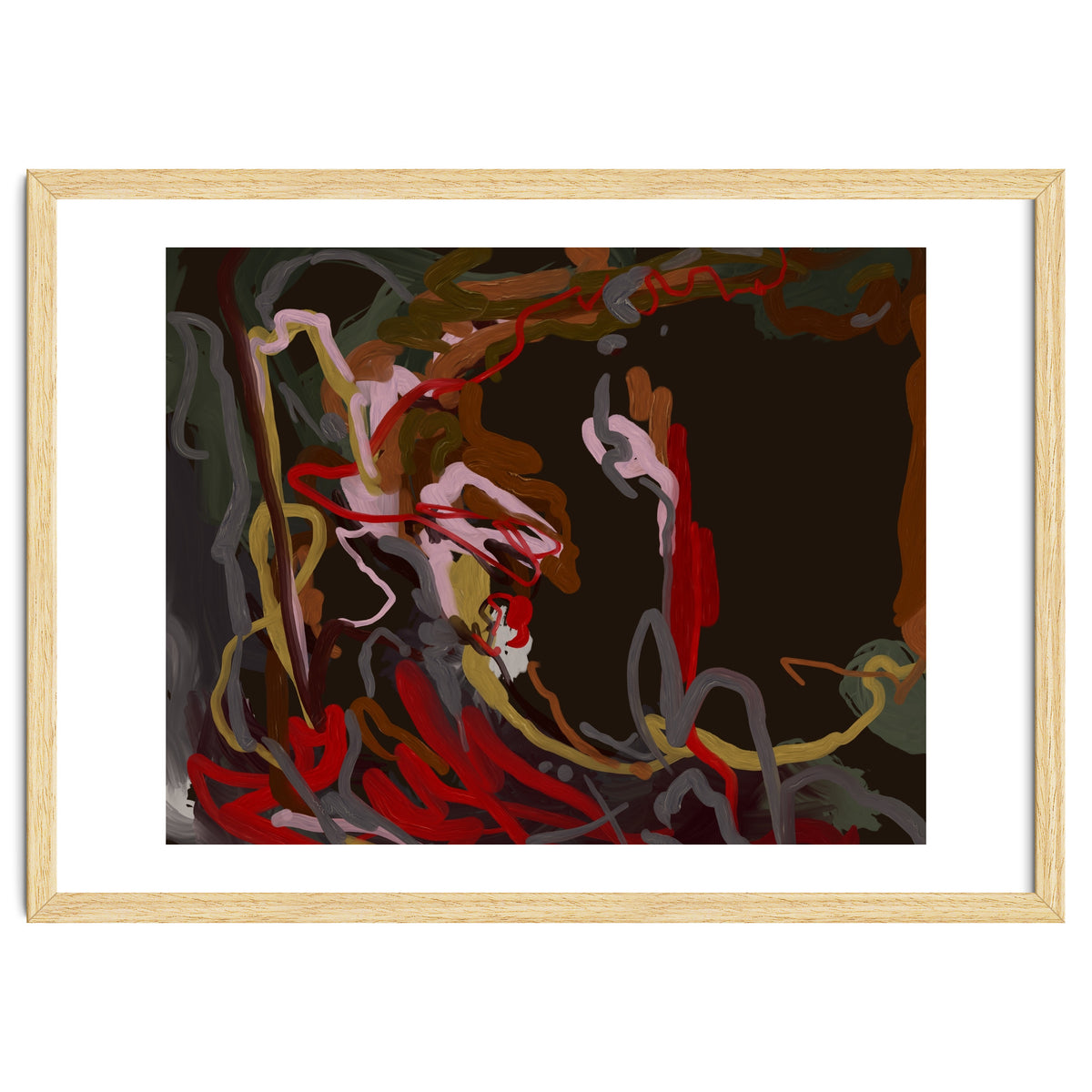 Abstract Fluidity oil painting