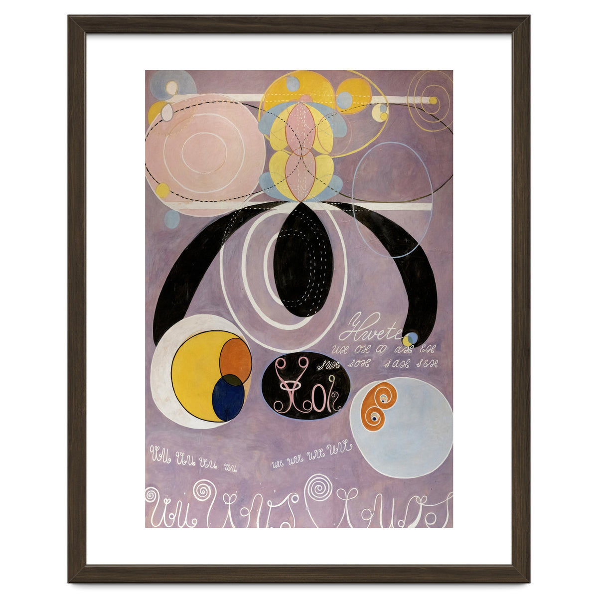 Hilma af Klint The - Ten Largest No 6 Adulthood Abstract Spiritual Art