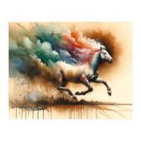 Galloping Horse Color Burst (Print Only)