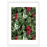 Banano Leaves Dark Jungle Red thumbnail