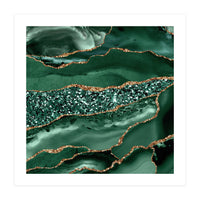 Agate Glitter Ocean Texture 16 (Print Only)