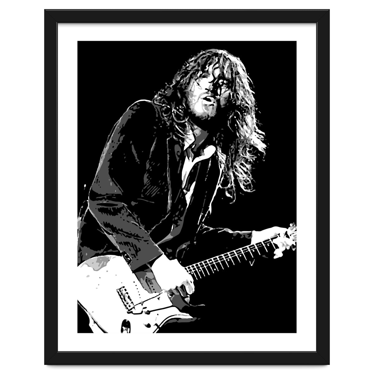 John Frusciante American Musician Legend in Monochrome