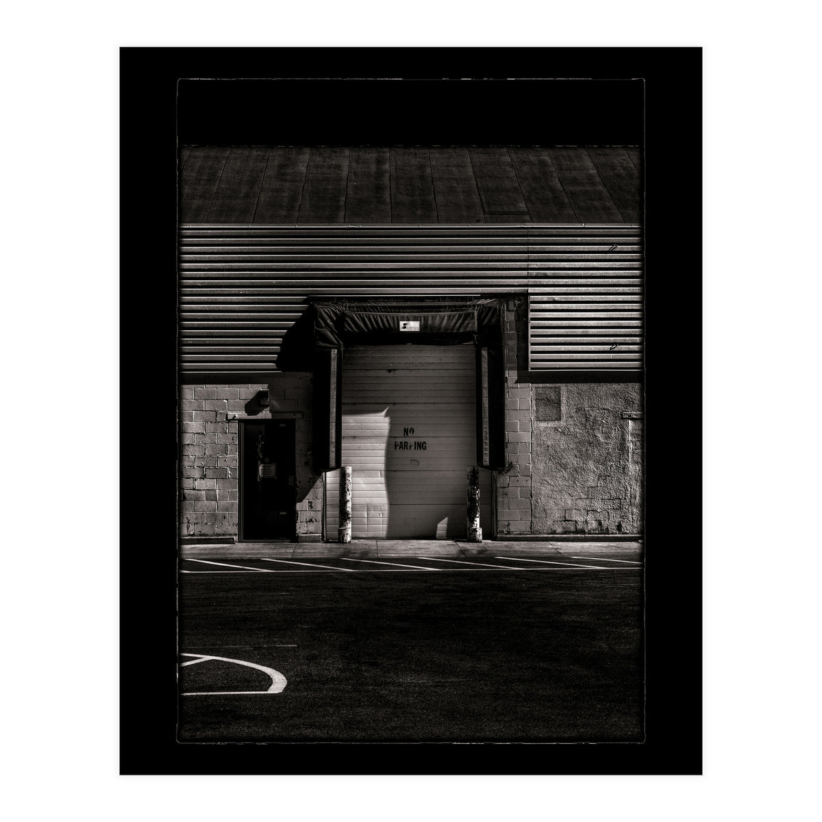 No Parking No 1 with Border (Print Only)