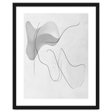 Abstract Black And White Flowing Lines And Shapes thumbnail