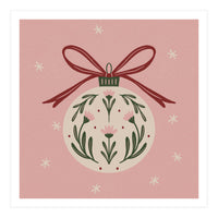 Christmas Flower Globe (Print Only)