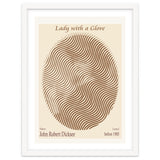 Lady With A Glove – John Robert Dicksee (before 1905) thumbnail