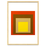 Josef Albers - Red, Brown, Golden thumbnail