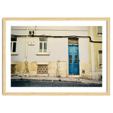 Lisbon Blue door on the street thumbnail