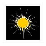 Yellow Bright Radiant Shinning Sun (Print Only) thumbnail
