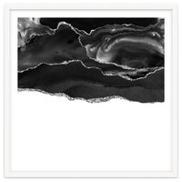 Black & Silver Agate Texture 05