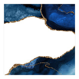 Navy & Gold Agate Texture 25  (Print Only) thumbnail
