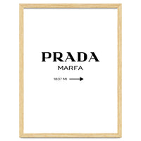 Prada Marfa, Fashion Sign Poster