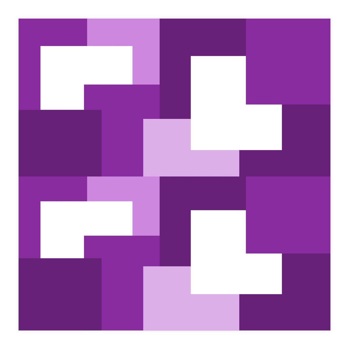 Purple Abstract Square Tiles (Print Only)