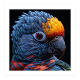 Close Up Vibrant Parrot Eye  (Print Only) thumbnail