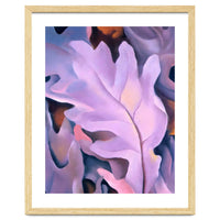 Georgia O’Keeffe – Purple Leaves (1922) | Elegant Botanical Modernist Composition in Rich Violet Tones