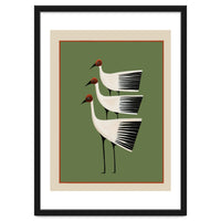 Striped Bird Trio I