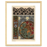 Cyclamen persicum motif in patterns for lace, wallpaper and fabric. thumbnail
