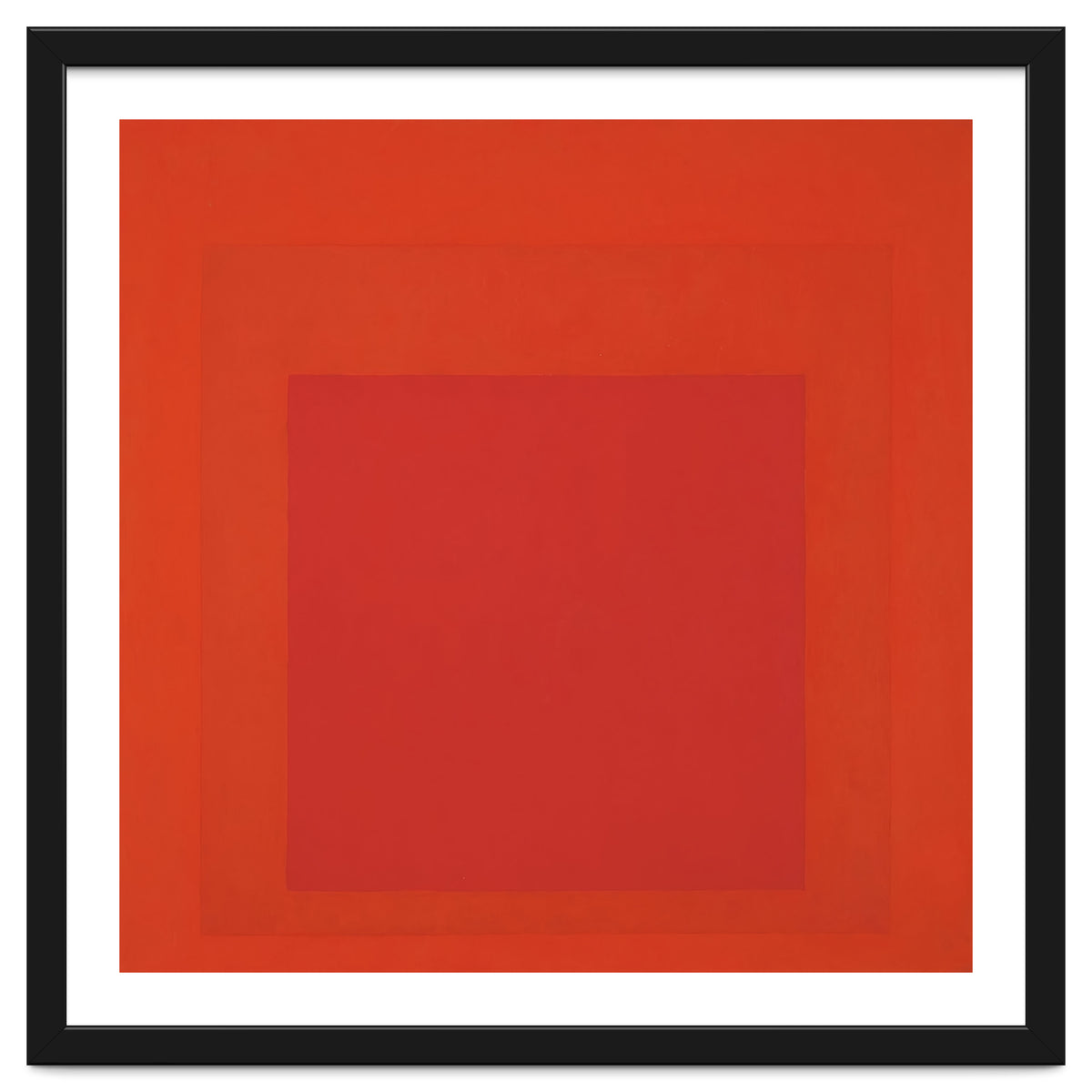 JOSEF ALBERS - HOMAGE TO THE SQUARE RED
