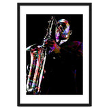 John Coltrane American Jazz Saxophonist Colorful thumbnail