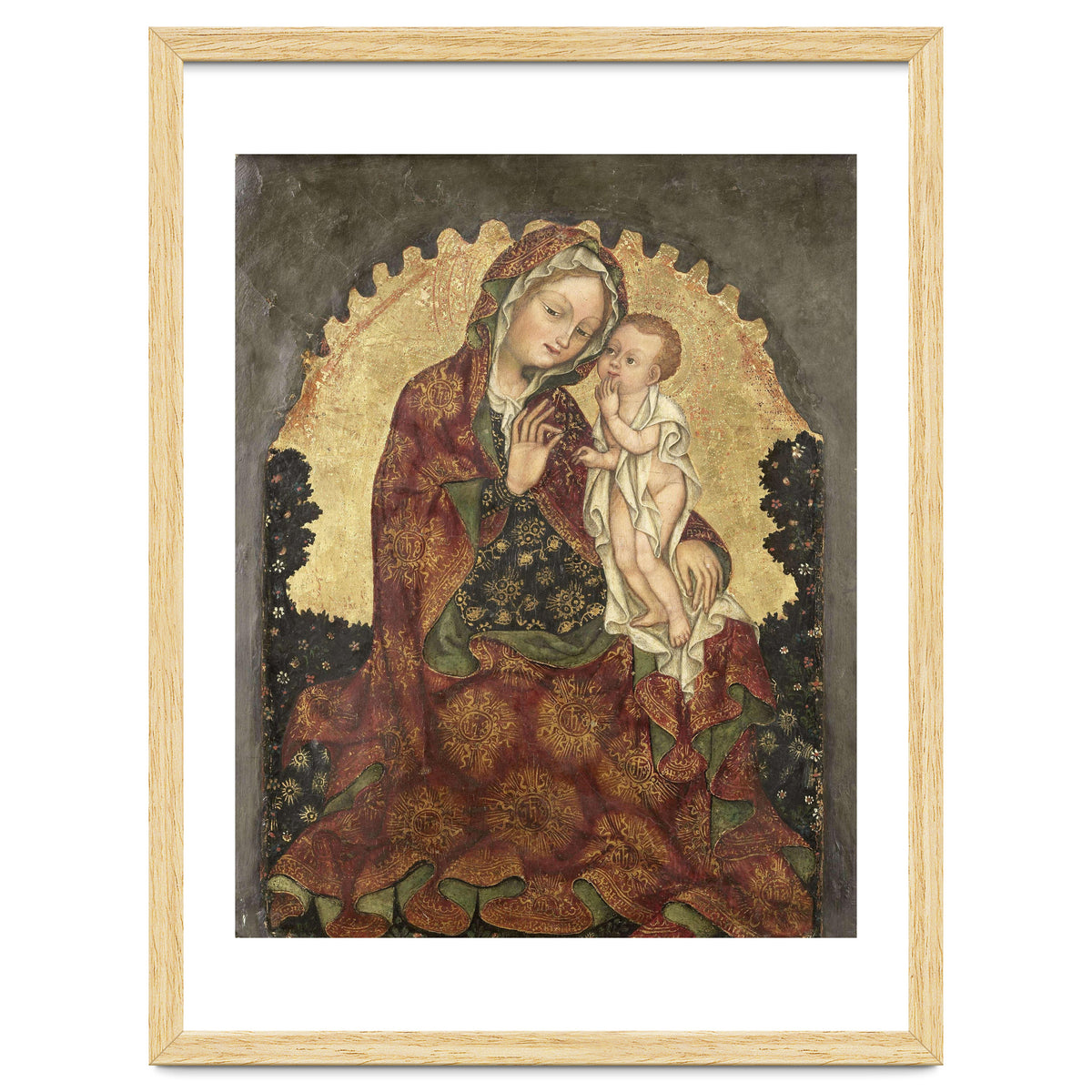 Madonna of Humility. Dating: 1429 - 1439. Measurements: h 53 cm × w 42 cm; d 13.5 cm.