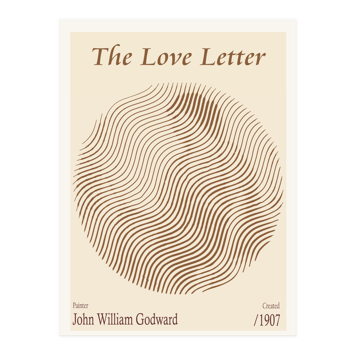 The Love Letter – John William Godward (1907) (Print Only)