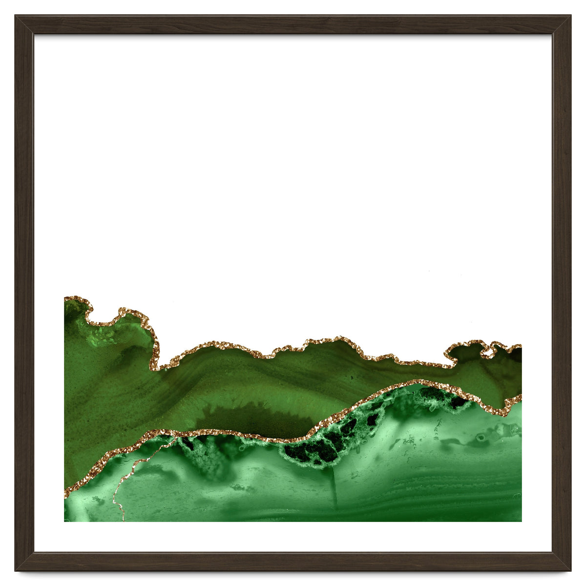 Green & Gold Agate Texture 30