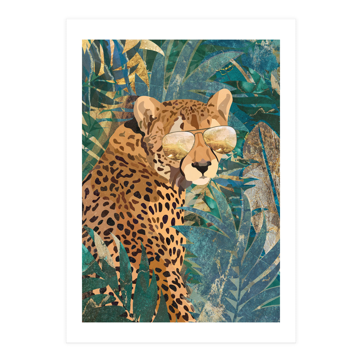Cheetah in the jungle (Print Only)