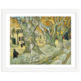 VINCENT VAN GOGH: The Road Menders. Date/Period: 1889. Painting. Oil on canvas. thumbnail