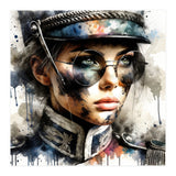 Watercolor Napoleonic Soldier Woman #5 (Print Only) thumbnail