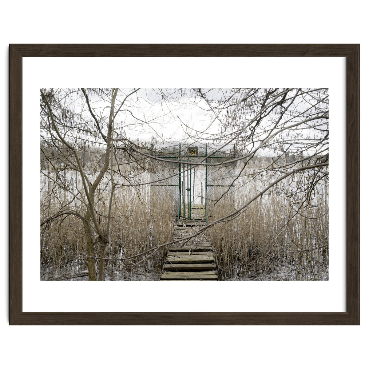 The gate to the lake