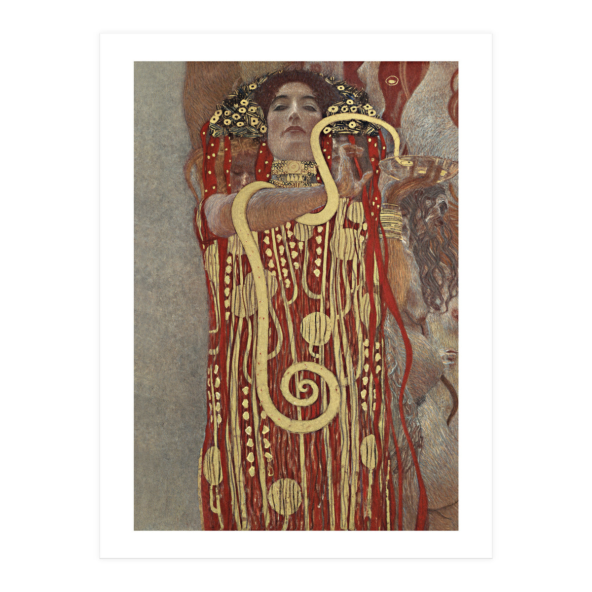 Gustav Klimt – Hygieia (1907) | Iconic Art Nouveau Masterpiece (Print Only)