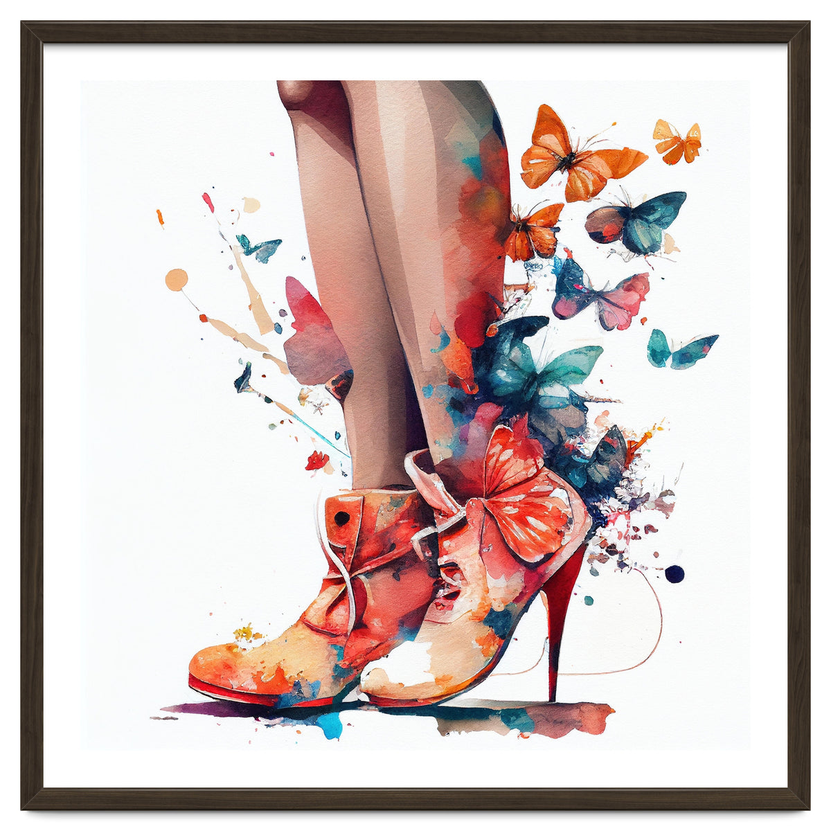 Butterfly Heels Splash