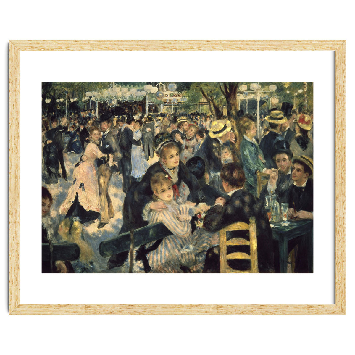 'Dance at Le moulin de la Galette', 1876, Oil on canvas, 131 x 175 cm.