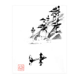 Fishing At The Fall (Print Only) thumbnail
