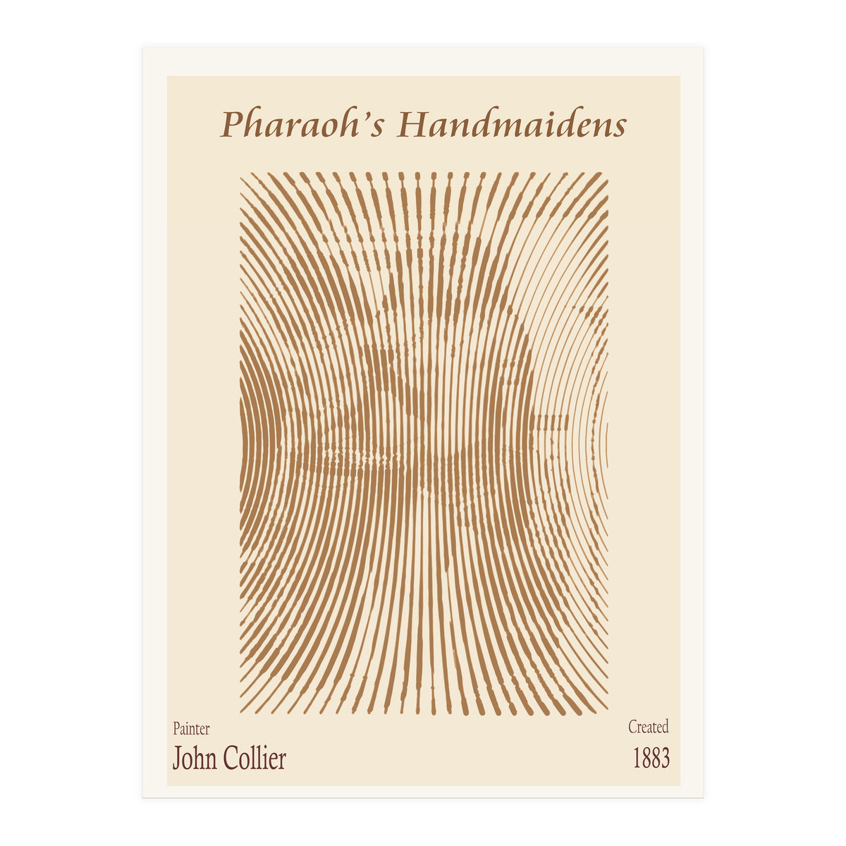 Pharaoh’s Handmaidens (1883) – John Collier (english, 1850 – 1934) (Print Only)