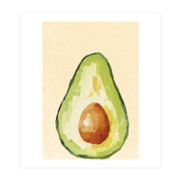 Avocado Half, Fresh Food Kitchen Art (Print Only)