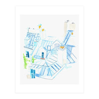 Paris Rooftops  (Print Only)