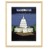 Washington, White House at Night thumbnail