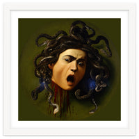 Caravaggio – Medusa | Baroque Mythological Painting Head of Medusa