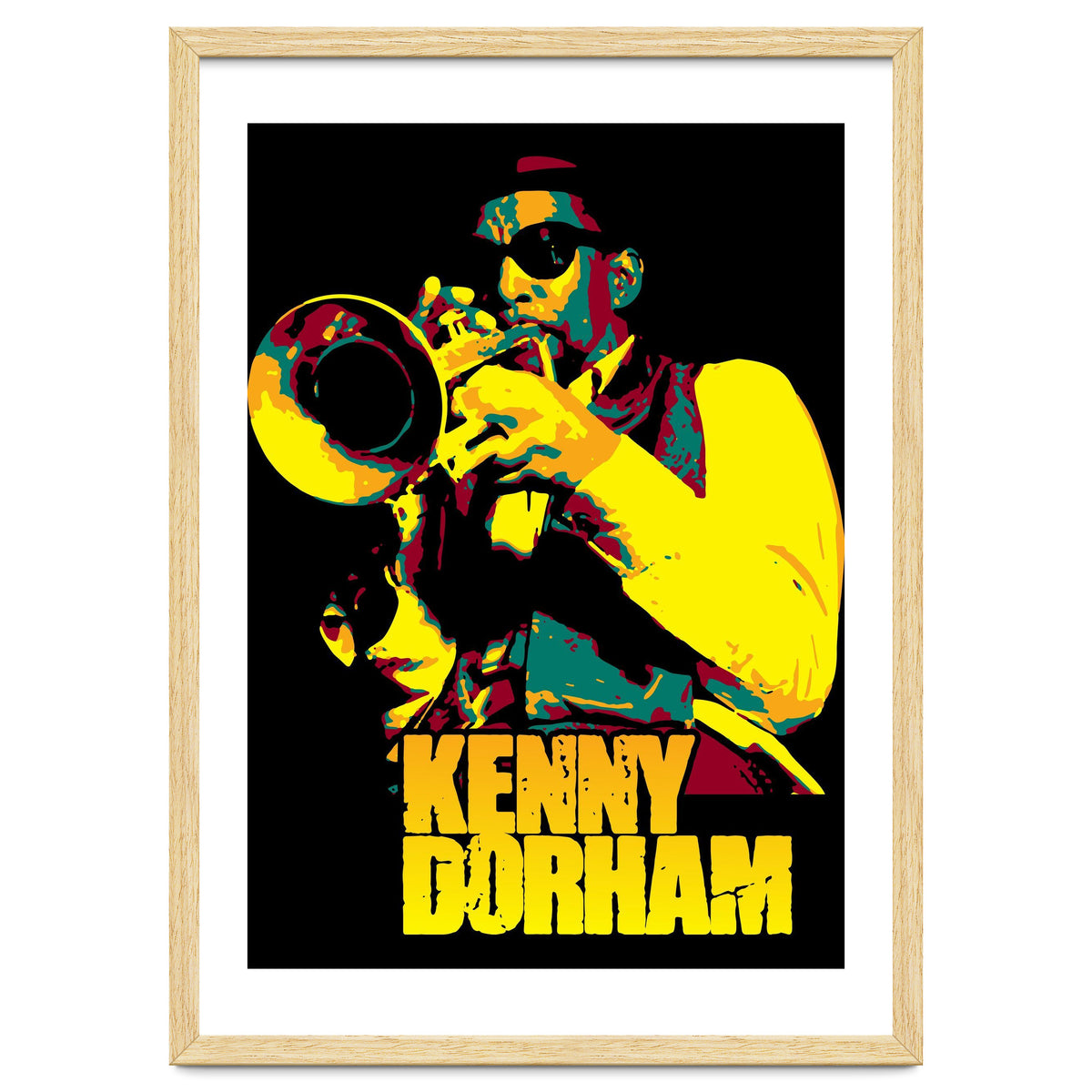 Kenny Dorham Jazz Trumpeter in Pop Art