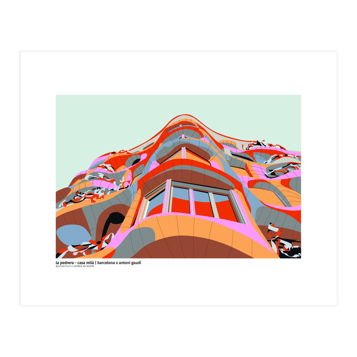 La Pedrera by Antoni Gaudi - Barcelona (Print Only)