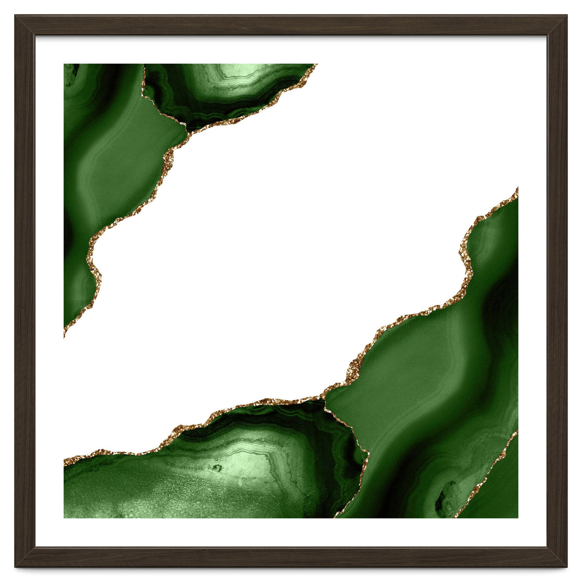 Green & Gold Agate Texture 22