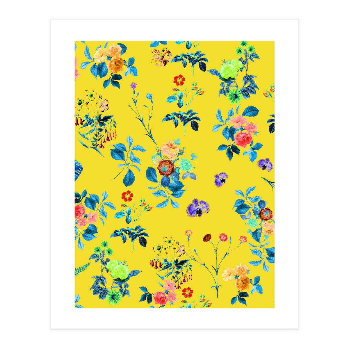Floral Shower || #society6 #decor #buyart (Print Only)