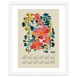 Calendar 2025 colorful orchid thumbnail