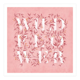 Wild Flower Typography (Print Only) thumbnail