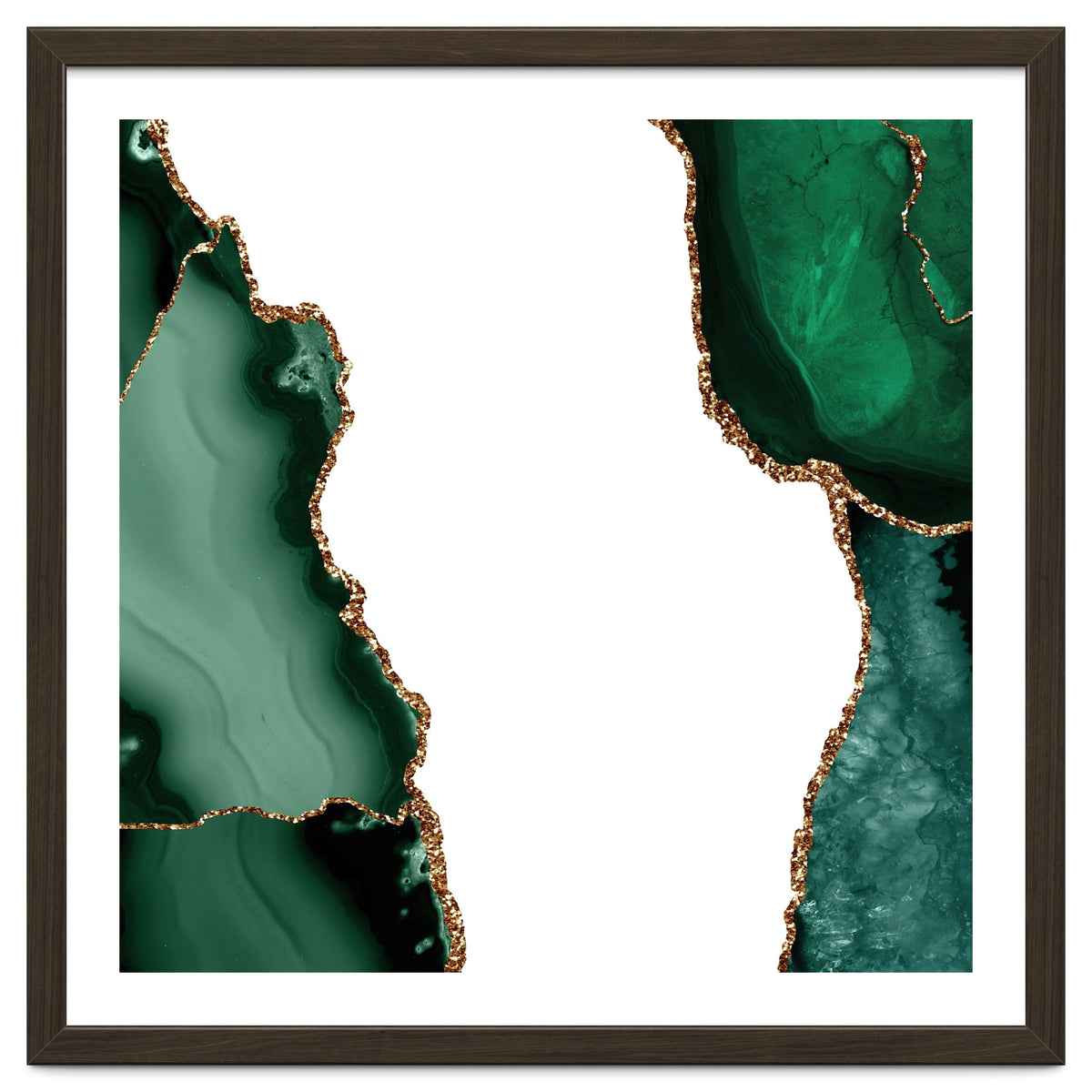 Emerald & Gold Agate Texture 15